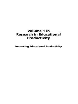 cover image of Improving Educational Productivity